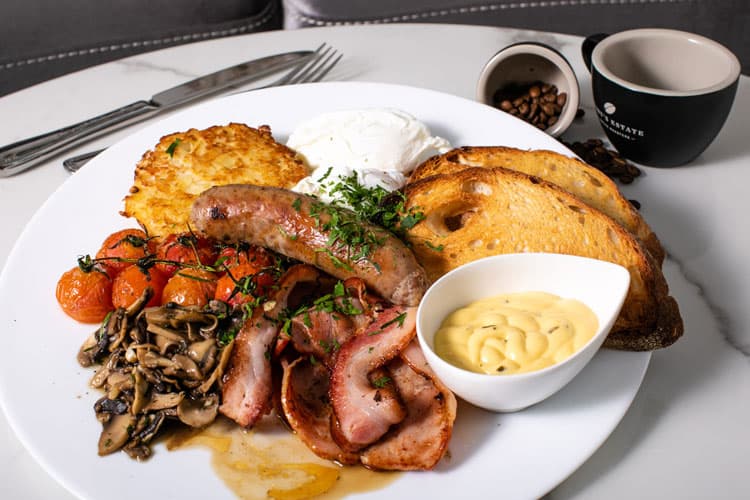 The all-day big breakfast with a Toby's Estate coffee