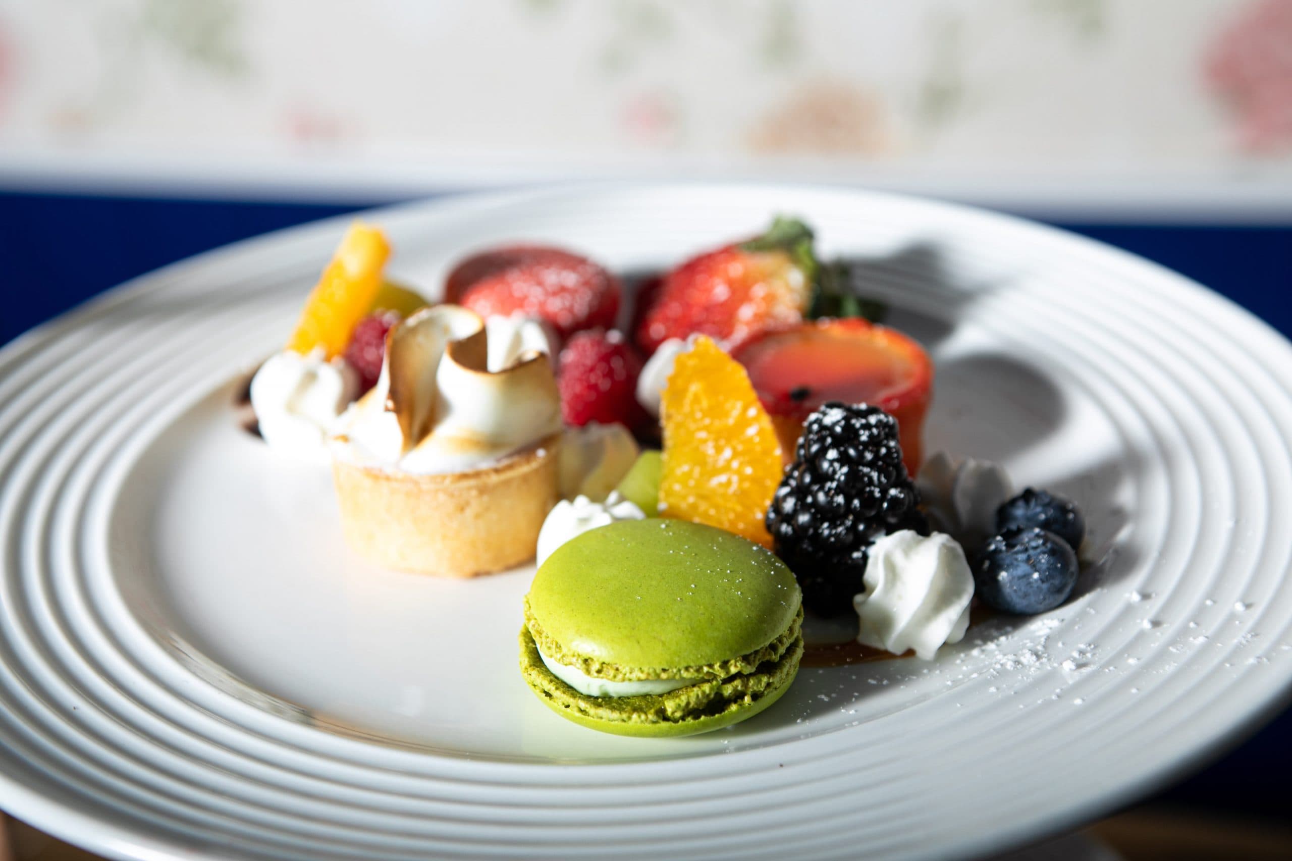 A plated dish at Queen St Cafe